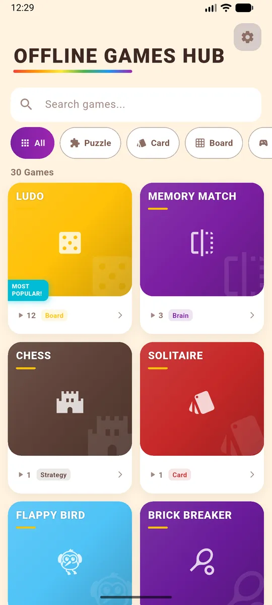 Offline Games Home