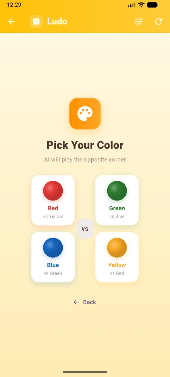 Offline Games - Ludo Game Color Picker